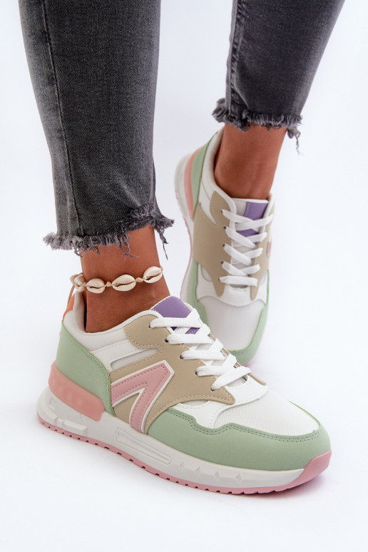 Sneakers modelio batai   iš dirbtinės odos įvairių spalvų Vinelli