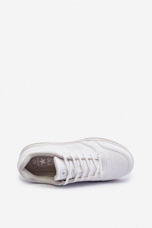 Sneakers modelio batai  iš dirbtinės odos baltos spalvos Radikalle
