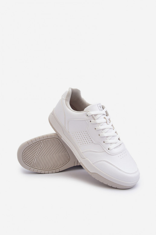 Sneakers modelio batai  iš dirbtinės odos baltos spalvos Radikalle