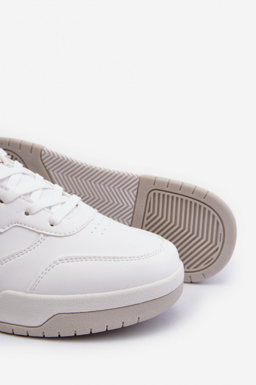 Sneakers modelio batai  iš dirbtinės odos baltos spalvos Radikalle