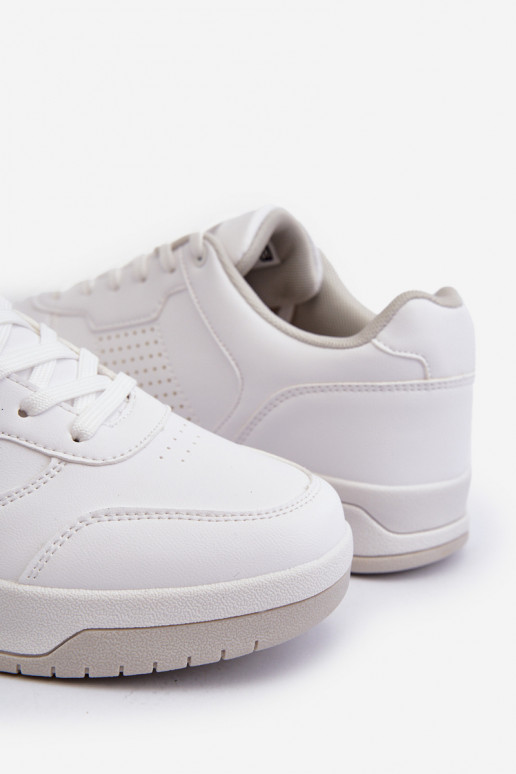 Sneakers modelio batai  iš dirbtinės odos baltos spalvos Radikalle