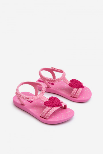 sandalai Vaikiški su širdelėmis 81997 Ipanema My First Baby rožinės spalvos 2