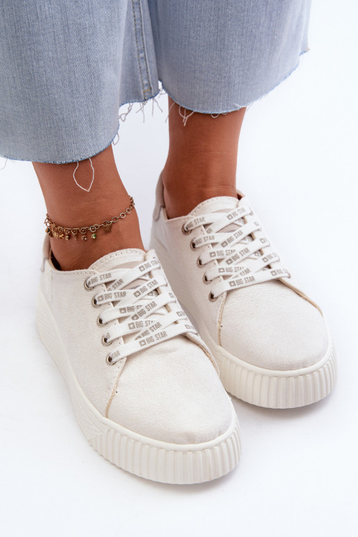 Laisvalaikio bateliai MEMORY FOAM SYSTEM BIG STAR NN276001 baltos spalvos