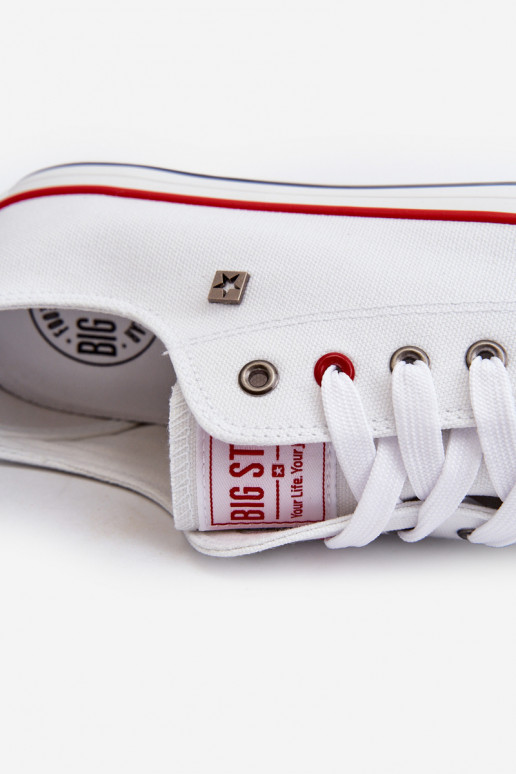 Vyriški laisvalaikio batai Big Star NN174301 HI-POLY SYSTEM baltos spalvos