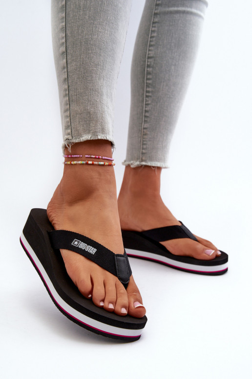 Šlepetės   Big Star JJ274A332 juodos spalvos