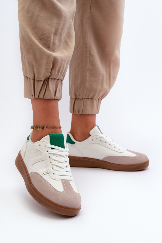 Sneakers modelio batai sportiniai bateliai  baltos spalvos Uvetta Sneakers modelio batai sportiniai bateliai  baltos spalvos Uvetta