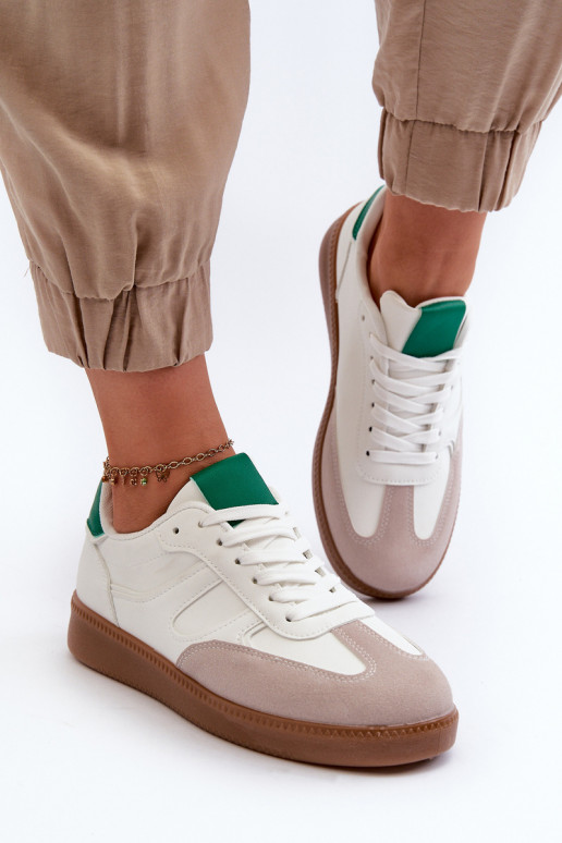 Sneakers modelio batai sportiniai bateliai  baltos spalvos Uvetta Sneakers modelio batai sportiniai bateliai  baltos spalvos Uvetta