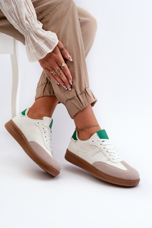 Sneakers modelio batai sportiniai bateliai  baltos spalvos Uvetta Sneakers modelio batai sportiniai bateliai  baltos spalvos Uvetta