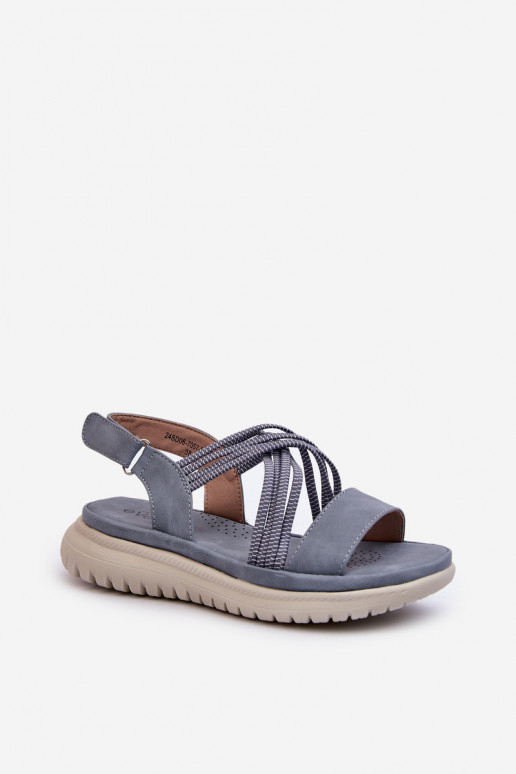 Patogios basutės su lipniais užsegimais mėlynos spalvos Ceclea