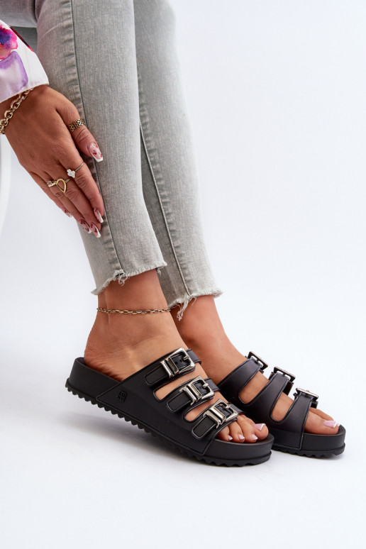 Moteriškos šlepetės   NN2850099 juodos spalvos Moteriškos šlepetės   NN2850099 juodos spalvos