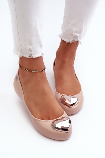 Balerinos su širdelėmis  NN285010 Nude 2