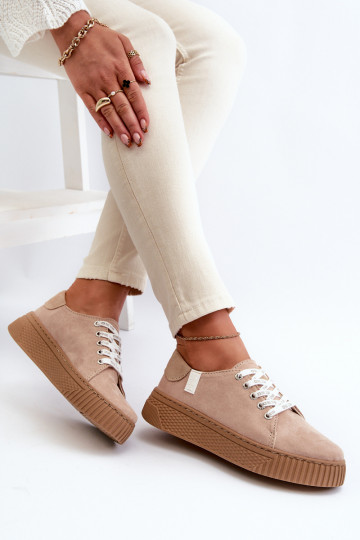 Laisvalaikio bateliai MEMORY FOAM SYSTEM BIG STAR NN276002 smėlio spalvos 2