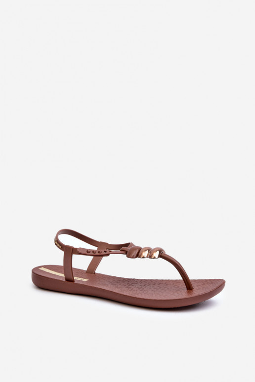 Lygiapadės basutės  83507 Ipanema Class Blown Up Sandal Fem rudos spalvos Lygiapadės basutės  83507 Ipanema Class Blown Up Sandal Fem rudos spalvos