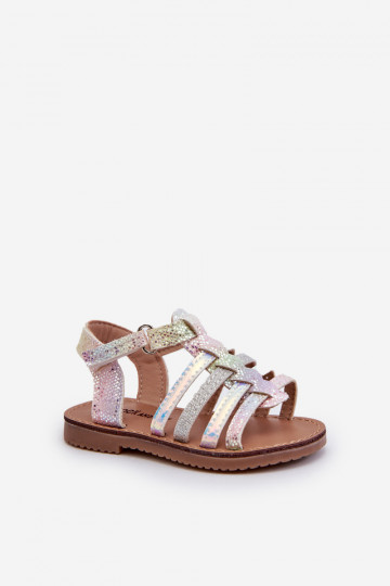 sandalai Gladiator Vaikiški su lipniais užsegimais įvairių spalvų Radovia 2