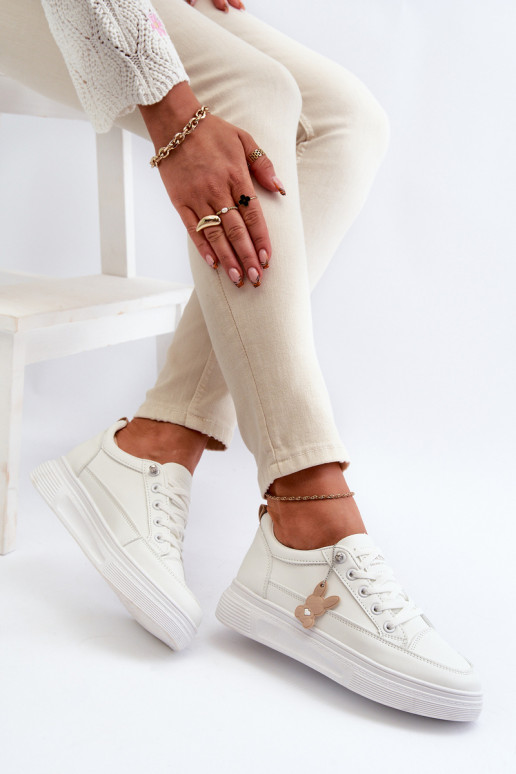 laisvalaikio batai sportiniai bateliai   su platforma su ornamentais baltos spalvos Vinceza 13613 laisvalaikio batai sportiniai bateliai   su platforma su ornamentais baltos spalvos Vinceza 13613