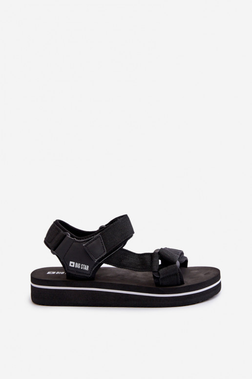 Moteriškos basutės su platforma Big Star NN274A532 juodos spalvos Moteriškos basutės su platforma Big Star NN274A532 juodos spalvos