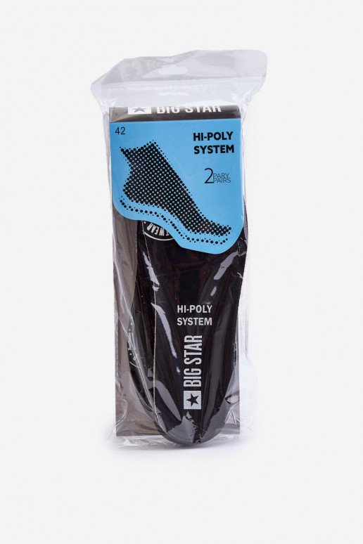 Vidpadžiai Do Butów BIG STAR HI-POLY SYSTEM 2 poros juodos spalvos