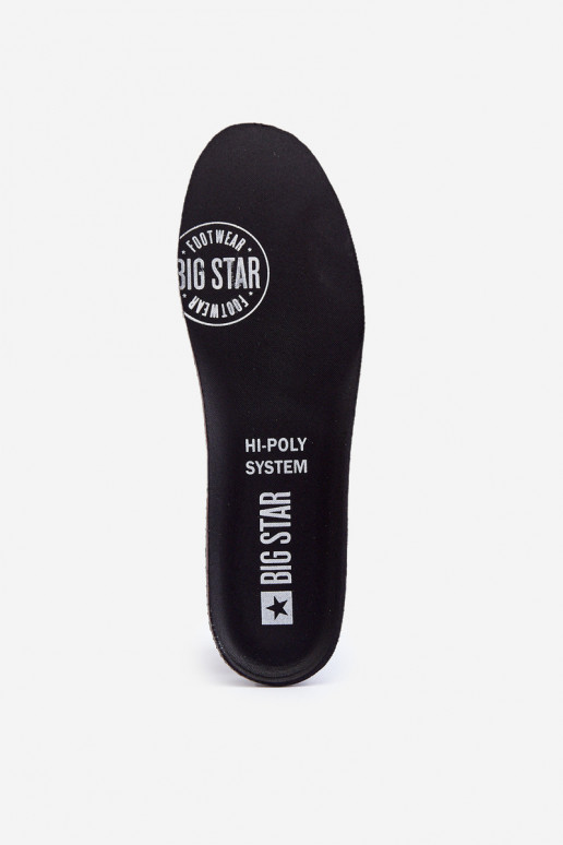 Vidpadžiai Do Butów BIG STAR HI-POLY SYSTEM 2 poros juodos spalvos