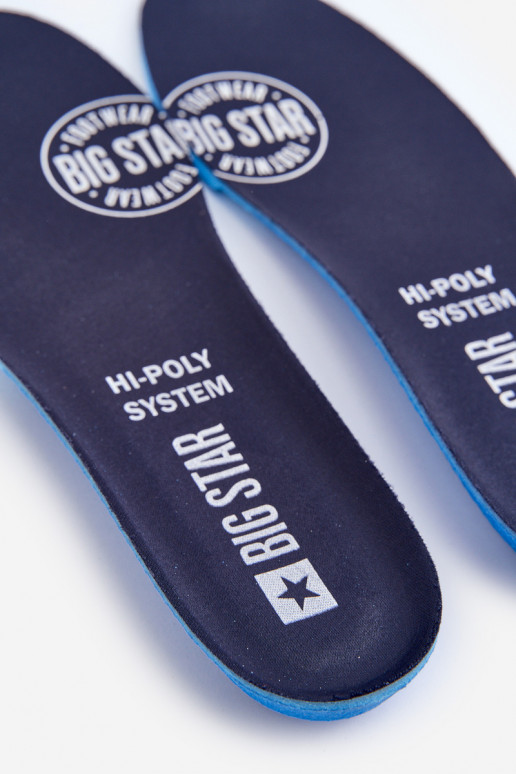 Vidpadžiai Do Butów BIG STAR HI-POLY SYSTEM 2 poros tamsiai mėlynos spalvos