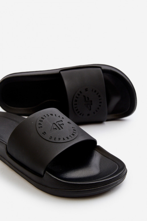 Moteriškos Šlepetės 4FMM00FFLIF045-20S juodos spalvos Moteriškos Šlepetės 4FMM00FFLIF045-20S juodos spalvos