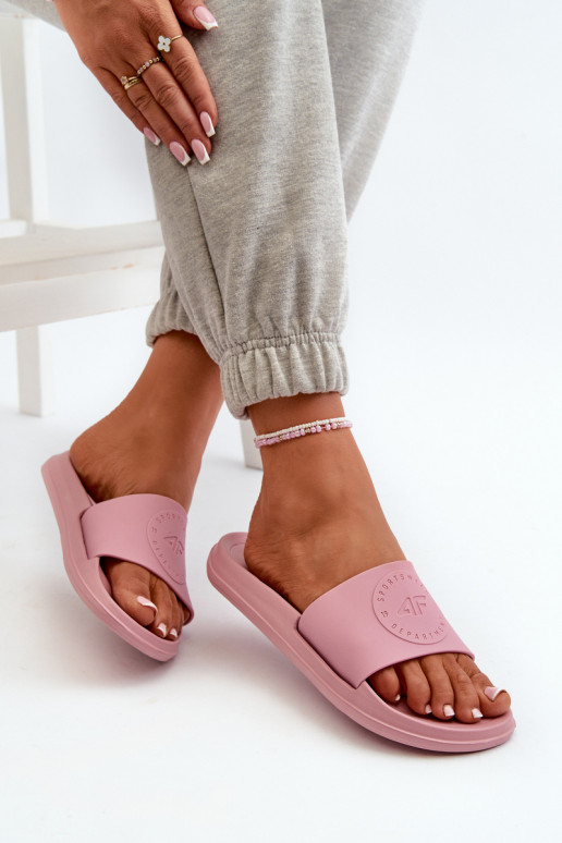 Moteriškos Šlepetės 4FMM00FFLIF045-56S rožinės spalvos Moteriškos Šlepetės 4FMM00FFLIF045-56S rožinės spalvos