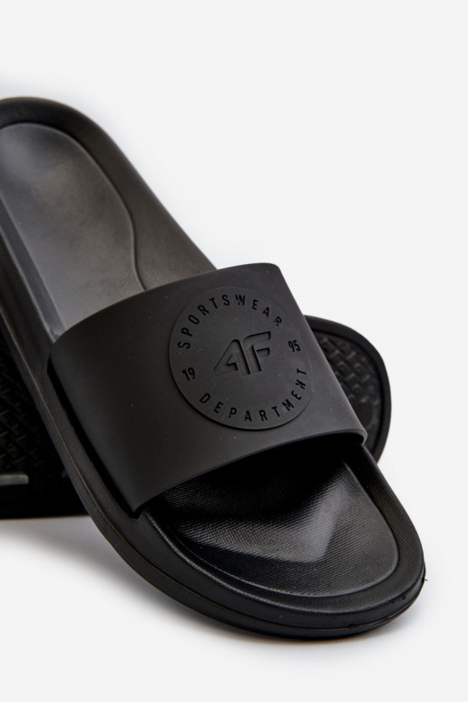 Vyrai Šlepetės 4FMM00FFLIM047A-20S juodos spalvos Vyrai Šlepetės 4FMM00FFLIM047A-20S juodos spalvos