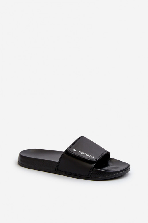 Moteriškos Šlepetės 4FMM00FFLIF031A-20S juodos spalvos