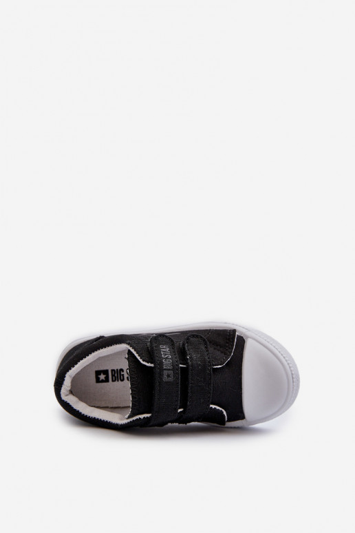 Vaikiški laisvalaikio batai su lipniais užsegimais Big Star NN374111 juodos spalvos