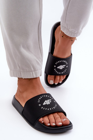 Moteriškas Šlepetės 4FMM00FFLIF044A-20S juodos spalvos