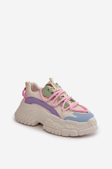 Sneakers modelio batai Moteriškas su madingais masyviais padais įvairių spalvų Nevela 2