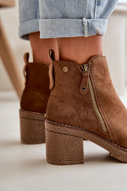 pašiltinti Moteriški aulinukai Z iš eko zomšosu rudos spalvos Velarilla pašiltinti Moteriški aulinukai Z iš eko zomšosu rudos spalvos Velarilla