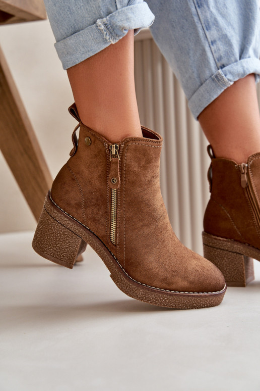 pašiltinti Moteriški aulinukai Z iš eko zomšosu rudos spalvos Velarilla pašiltinti Moteriški aulinukai Z iš eko zomšosu rudos spalvos Velarilla