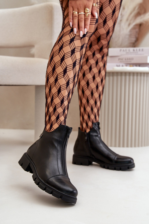 pašiltinti Moteriški aulinukai iš eko odos juodos spalvos Verietta pašiltinti Moteriški aulinukai iš eko odos juodos spalvos Verietta