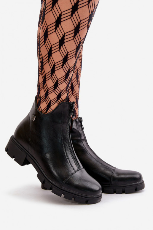 pašiltinti Moteriški aulinukai iš eko odos juodos spalvos Verietta pašiltinti Moteriški aulinukai iš eko odos juodos spalvos Verietta