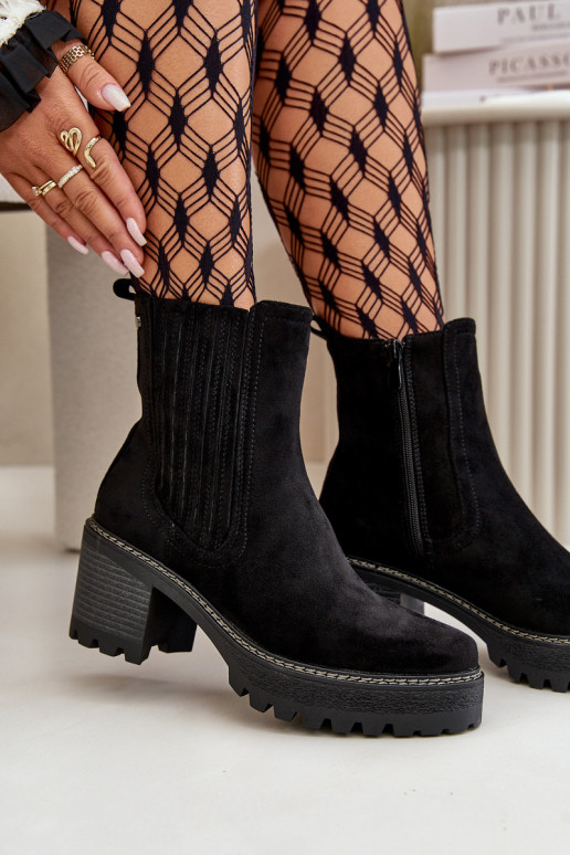 Moteriški aulinukai Z iš eko zomšosu pašiltinti juodos spalvos Nevitas Moteriški aulinukai Z iš eko zomšosu pašiltinti juodos spalvos Nevitas