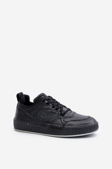 Sneakers modelio batai vyrams iš dirbtinės odos Big Star OO174004 juodos spalvos
