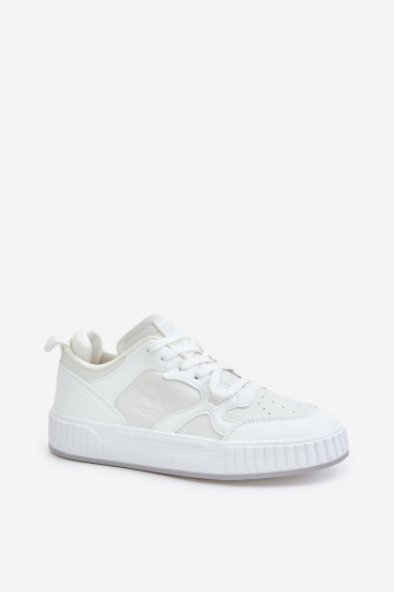 Sneakers modelio batai vyrams iš dirbtinės odos Big Star OO174003 baltos spalvos