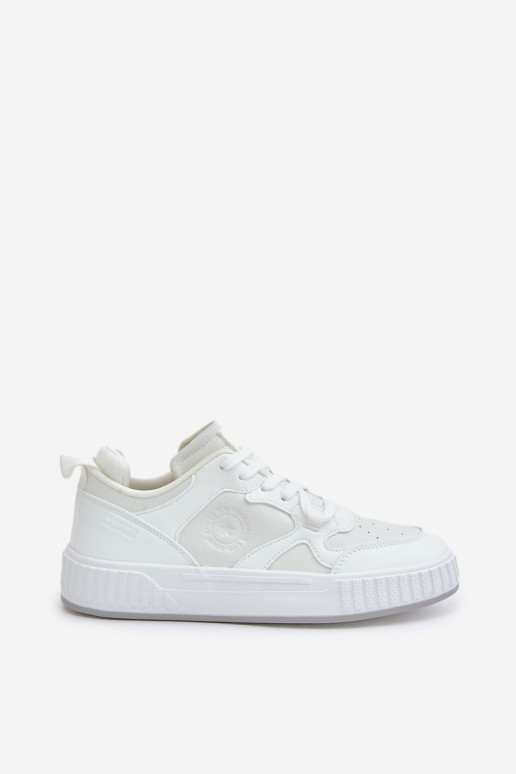 Sneakers modelio batai vyrams iš dirbtinės odos Big Star OO174003 baltos spalvos