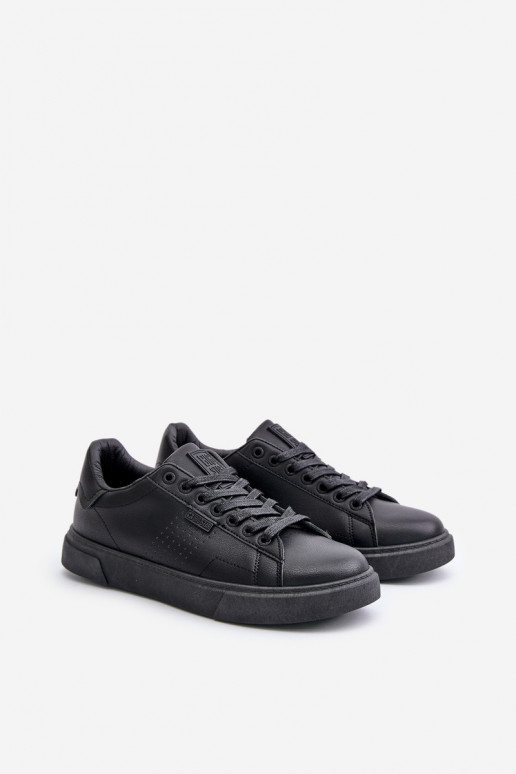 laisvalaikio batai Sneakers modelio batai vyrams iš dirbtinės odos Big Star OO174117 juodos spalvos