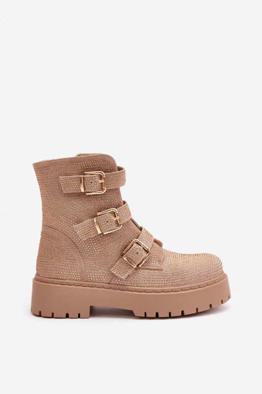 pašiltinti Moteriški aulinukai Su dekoracija smėlio spalvos Ciascia pašiltinti Moteriški aulinukai Su dekoracija smėlio spalvos Ciascia