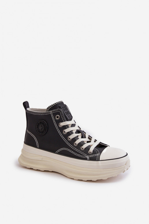 Laisvalaikio bateliai su platforma Eko Oda Big Star OO274063 juodos spalvos