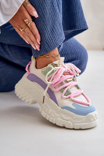 Sneakers modelio batai su masyviais padais įvairių spalvų Nevela 2