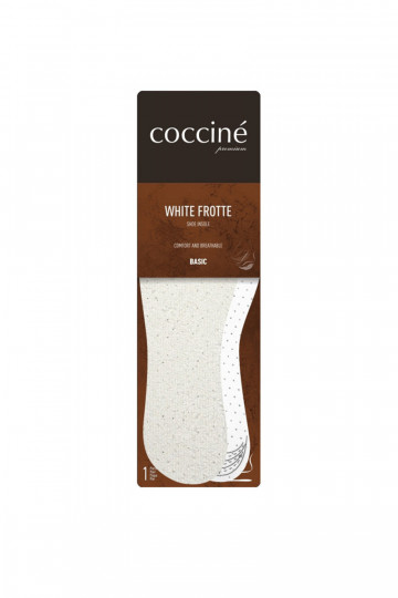 Vidpadžiai Coccine INhite Frotte medvilninis frotinis audinys ant latekso putų 34-41