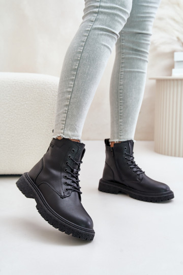 pašiltinti Darbiniai kulkšnies batai Moteriškas OO274A126 juodos spalvos