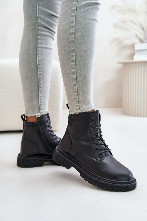 pašiltinti Darbiniai kulkšnies batai Moteriškas OO274A126 juodos spalvos pašiltinti Darbiniai kulkšnies batai Moteriškas OO274A126 juodos spalvos