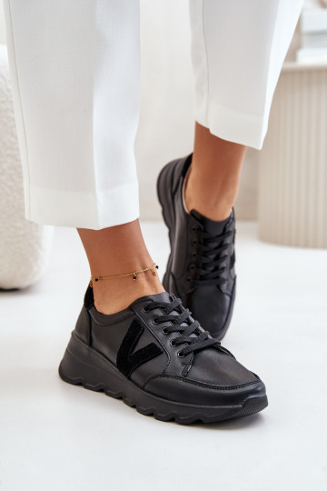 Oda sportiniai bateliai Moteriškas Vinceza 7918 juodos spalvos