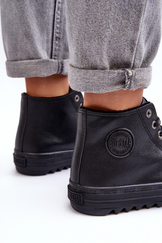 Laisvalaikio bateliai Big Star Aukštas pašiltinti juodos spalvos EE274110 Laisvalaikio bateliai Big Star Aukštas pašiltinti juodos spalvos EE274110