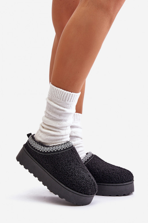 sniego batai Moteriškas su platforma Z Haftem juodos spalvos Tirissa sniego batai Moteriškas su platforma Z Haftem juodos spalvos Tirissa