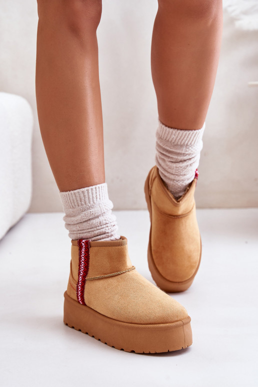 sniego batai Moteriškas su platforma pašiltinti rudos spalvos Lomessa sniego batai Moteriškas su platforma pašiltinti rudos spalvos Lomessa