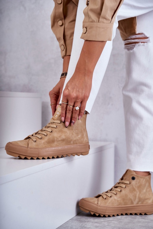 Laisvalaikio bateliai Big Star Aukštas pašiltinti rudos spalvos GG274072 Laisvalaikio bateliai Big Star Aukštas pašiltinti rudos spalvos GG274072